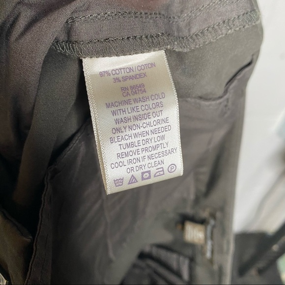 Tommy Bahama Olive Green Wide Leg Chino Khaki Trousers Size 10 - Picture 8 of 8